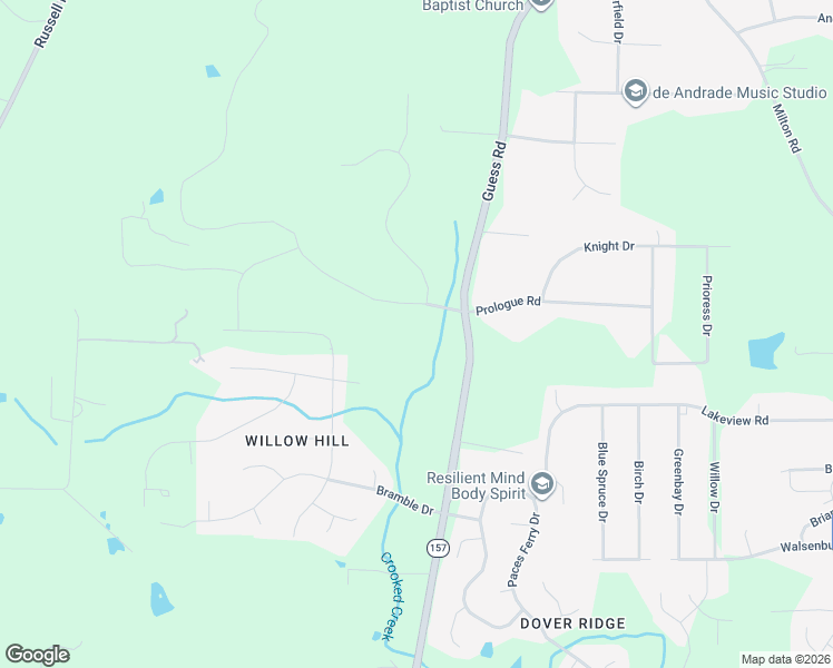 map of restaurants, bars, coffee shops, grocery stores, and more near 1035 Terry Road in Hillsborough