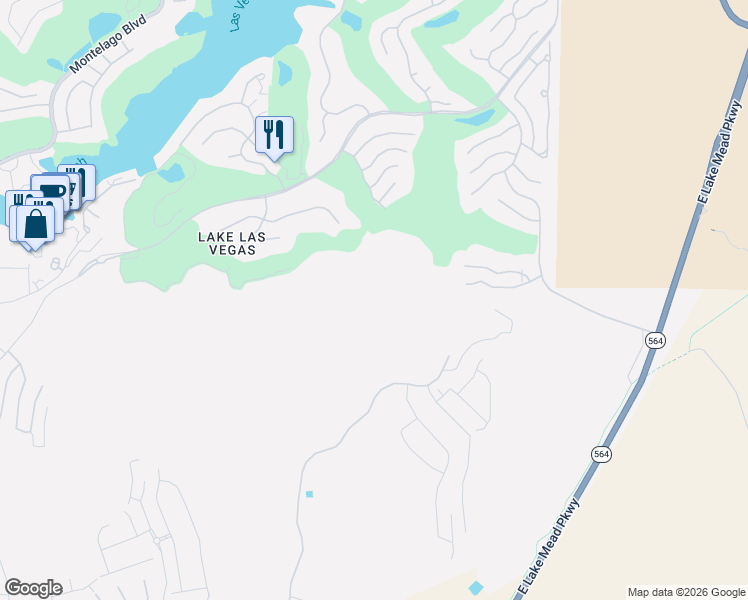 map of restaurants, bars, coffee shops, grocery stores, and more near 25 Strada Di Circolo in Henderson