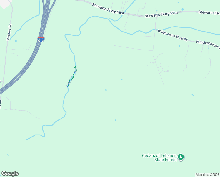 map of restaurants, bars, coffee shops, grocery stores, and more near 290 Moccasin Road in Lebanon
