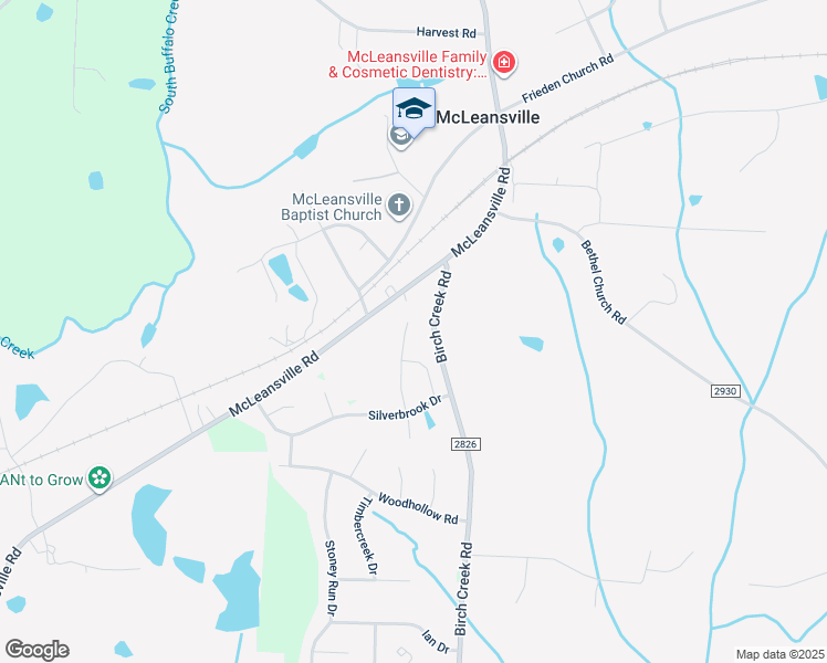 map of restaurants, bars, coffee shops, grocery stores, and more near 207 Taylors Landing Avenue in McLeansville