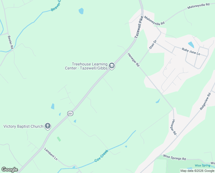 map of restaurants, bars, coffee shops, grocery stores, and more near 6828 Tazewell Pike in Knoxville