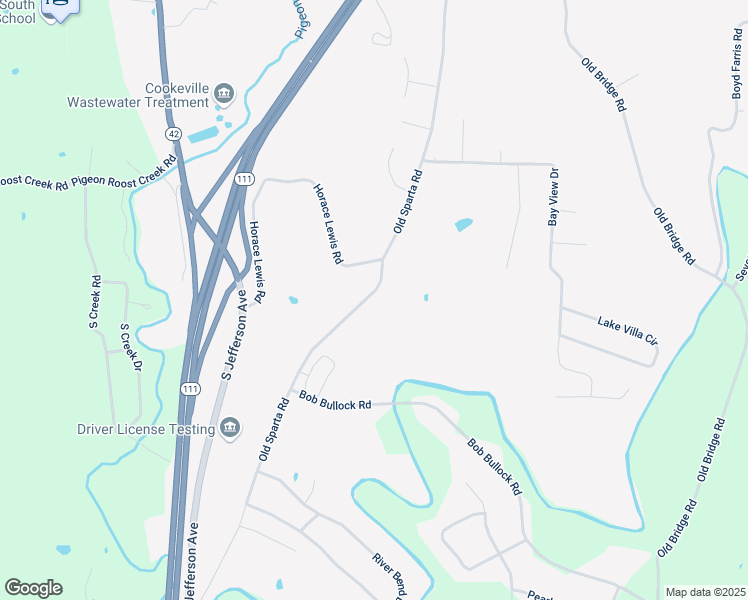 map of restaurants, bars, coffee shops, grocery stores, and more near 4401-4613 Old Sparta Road in Cookeville