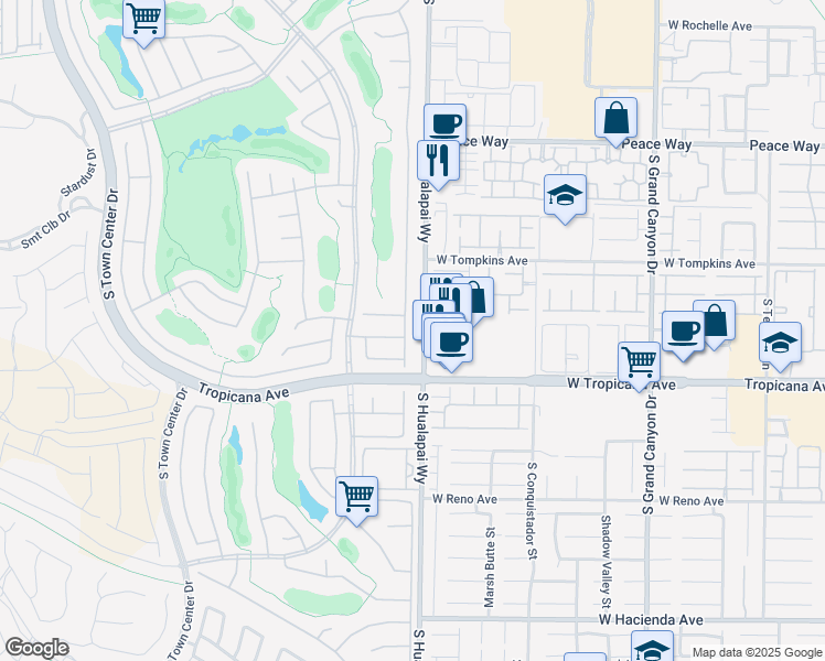 map of restaurants, bars, coffee shops, grocery stores, and more near 4826 Regalo Bello Street in Las Vegas