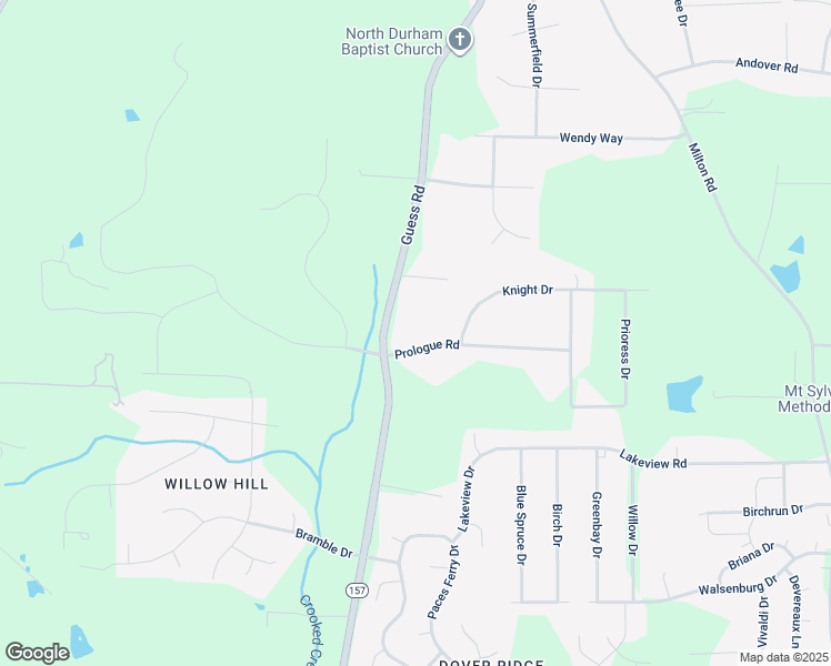 map of restaurants, bars, coffee shops, grocery stores, and more near 1016 Prologue Road in Durham