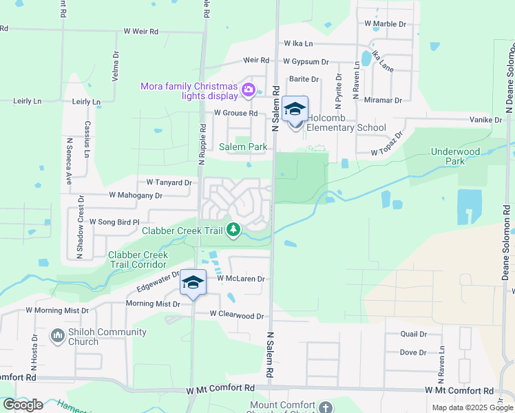 map of restaurants, bars, coffee shops, grocery stores, and more near 2717 Westminster Drive in Fayetteville