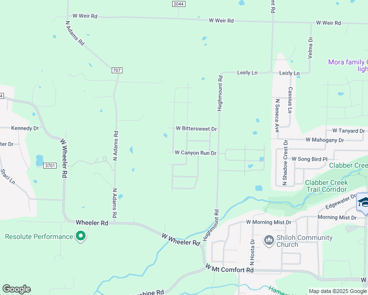 map of restaurants, bars, coffee shops, grocery stores, and more near 2695 N Chapel Dr in Fayetteville