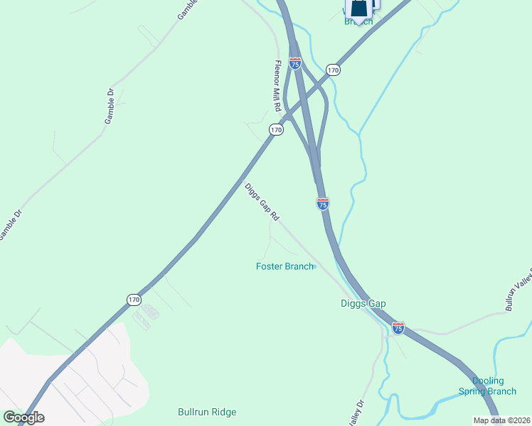 map of restaurants, bars, coffee shops, grocery stores, and more near 9509 Diggs Gap Road in Heiskell