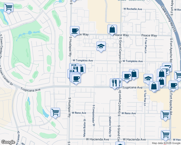 map of restaurants, bars, coffee shops, grocery stores, and more near 10031 Candle Canyon Court in Las Vegas