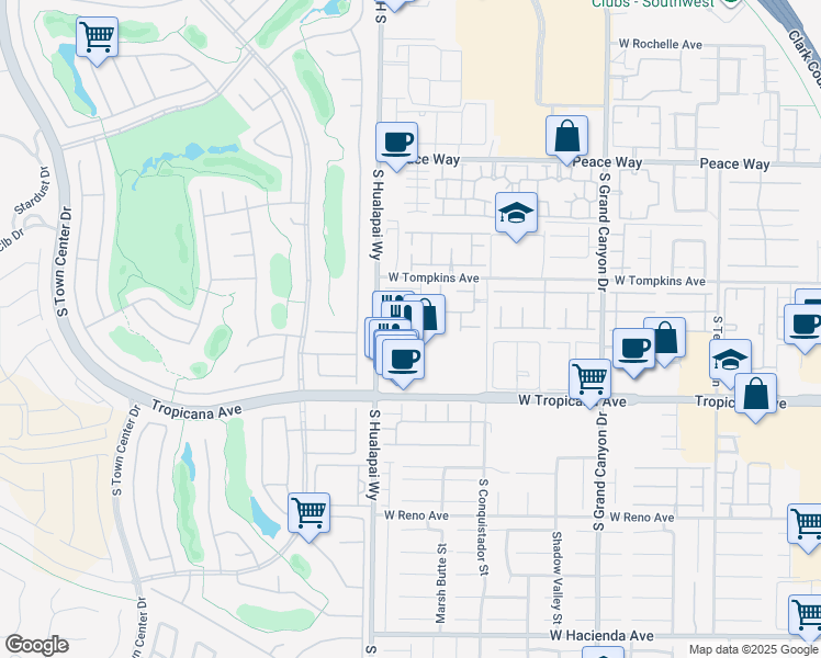 map of restaurants, bars, coffee shops, grocery stores, and more near 4786 Castel Martini Court in Las Vegas