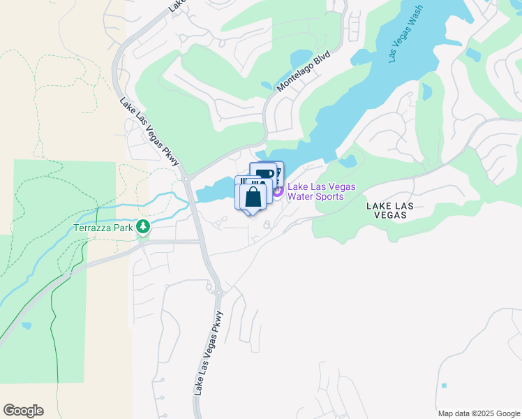 map of restaurants, bars, coffee shops, grocery stores, and more near 30 Strada Di Villaggio in Henderson