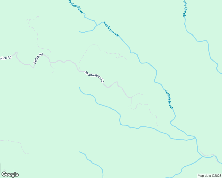 map of restaurants, bars, coffee shops, grocery stores, and more near 9291-9331 Headwaters Road in Lenoir