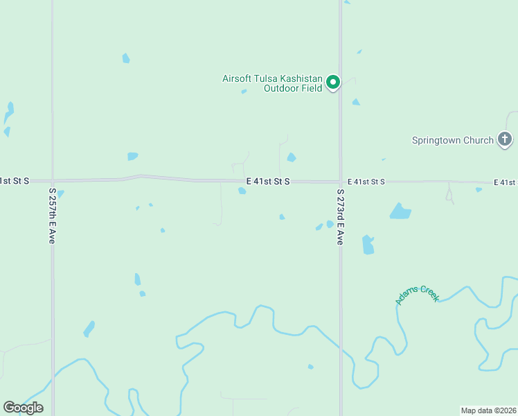 map of restaurants, bars, coffee shops, grocery stores, and more near 27192 East 41st Street South in Broken Arrow