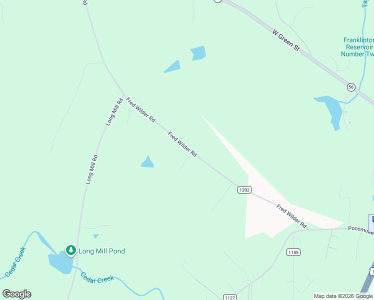 map of restaurants, bars, coffee shops, grocery stores, and more near 550 Fred Wilder Road in Franklinton