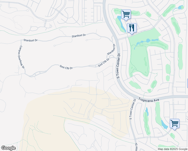 map of restaurants, bars, coffee shops, grocery stores, and more near 10945 Horizon Ledge Avenue in Summerlin South