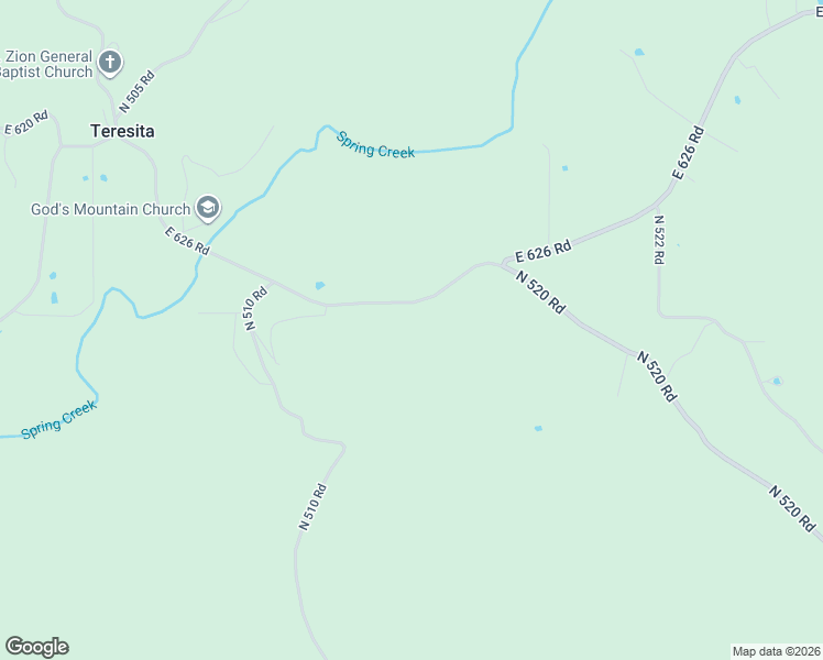 map of restaurants, bars, coffee shops, grocery stores, and more near 17425 East 626 Road in Tahlequah