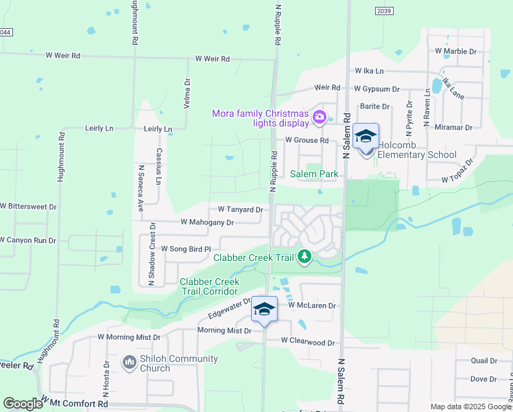 map of restaurants, bars, coffee shops, grocery stores, and more near 3768 West Tanyard Drive in Fayetteville