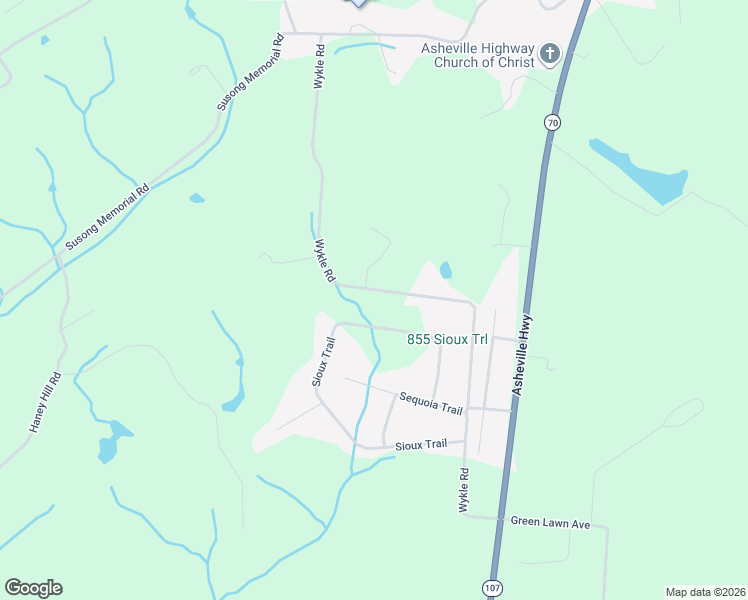 map of restaurants, bars, coffee shops, grocery stores, and more near 744 Wykle Road in Greeneville