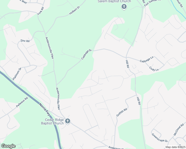 map of restaurants, bars, coffee shops, grocery stores, and more near 4208 Miracle Lane in Knoxville