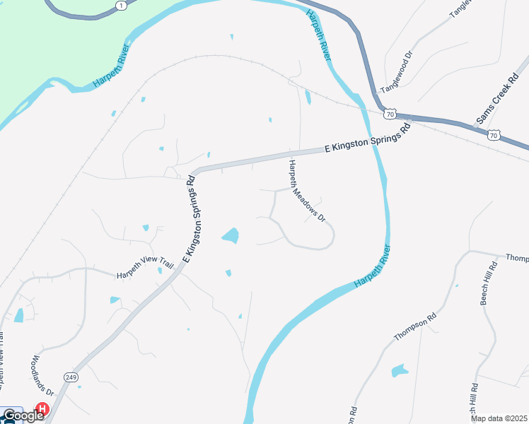 map of restaurants, bars, coffee shops, grocery stores, and more near 481 Harpeth Meadows Drive in Kingston Springs