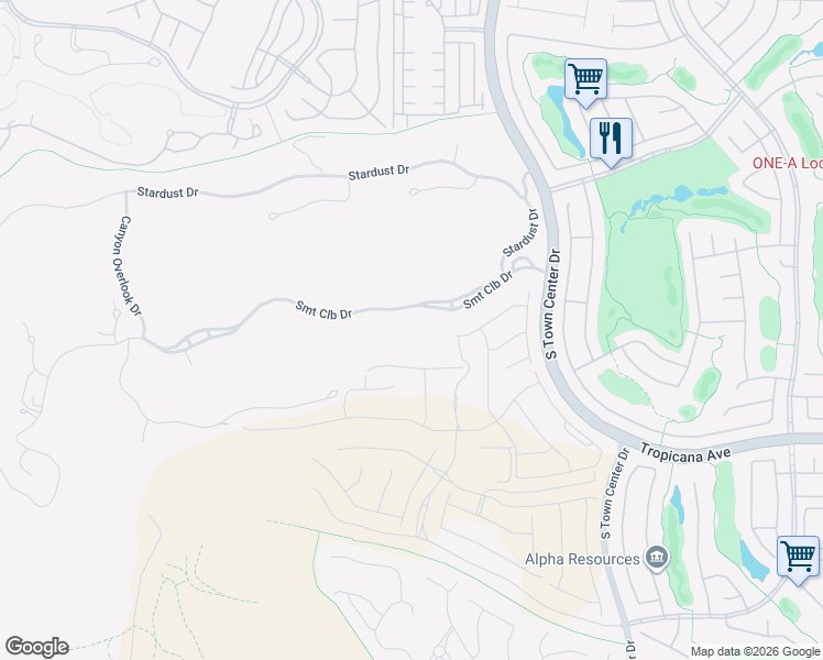 map of restaurants, bars, coffee shops, grocery stores, and more near 11000 Horizon Ledge Avenue in Summerlin South
