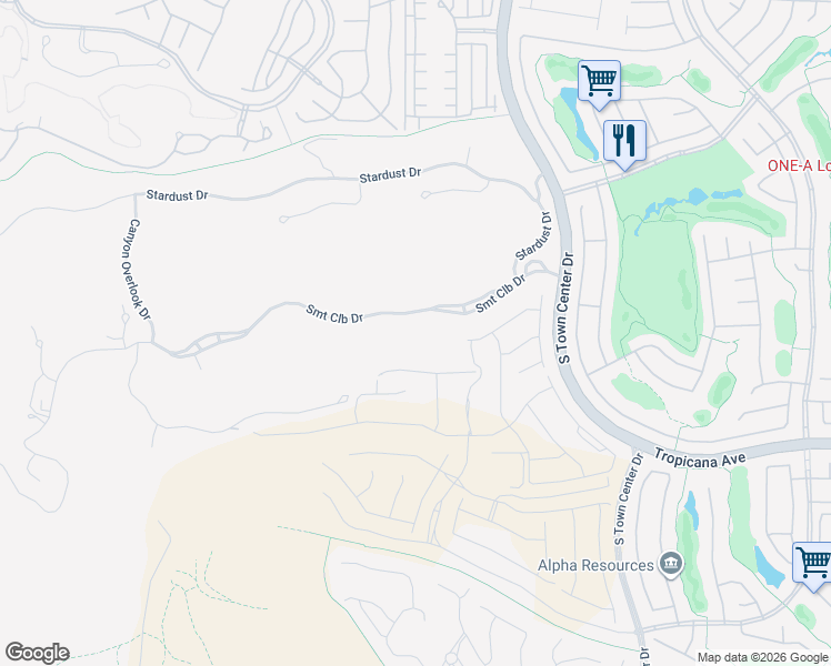 map of restaurants, bars, coffee shops, grocery stores, and more near 11014 Horizon Ledge Avenue in Summerlin South