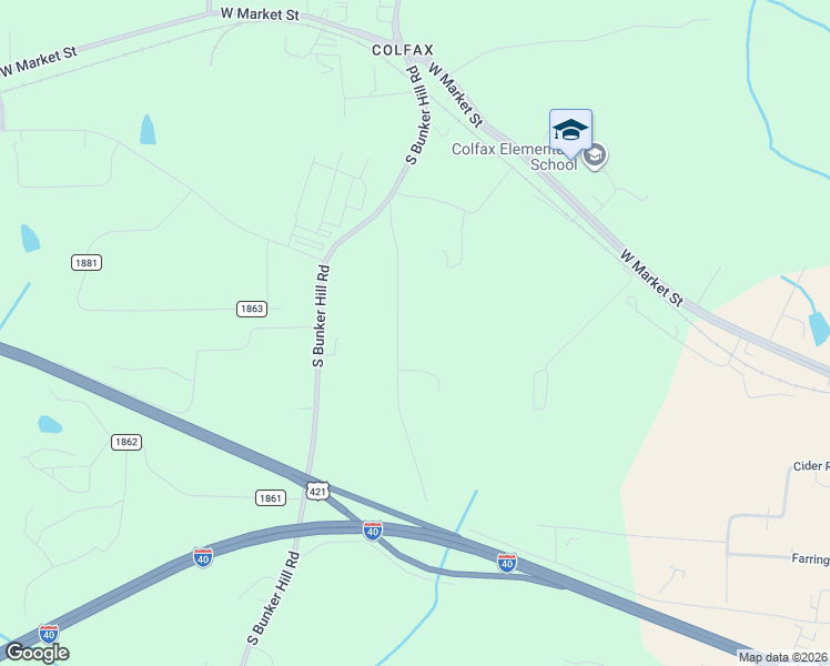 map of restaurants, bars, coffee shops, grocery stores, and more near 619 Gray-Wilson Road in Colfax