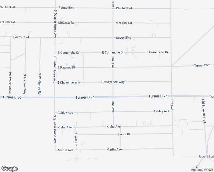 map of restaurants, bars, coffee shops, grocery stores, and more near 4461 East Cheyenne Way in Pahrump