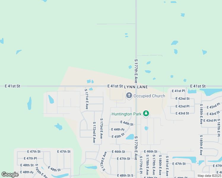 map of restaurants, bars, coffee shops, grocery stores, and more near 4324 South Lynn Lane Road in Tulsa