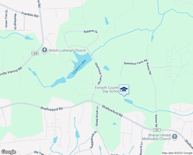 map of restaurants, bars, coffee shops, grocery stores, and more near 300 Johns Bluff Rd in Lewisville