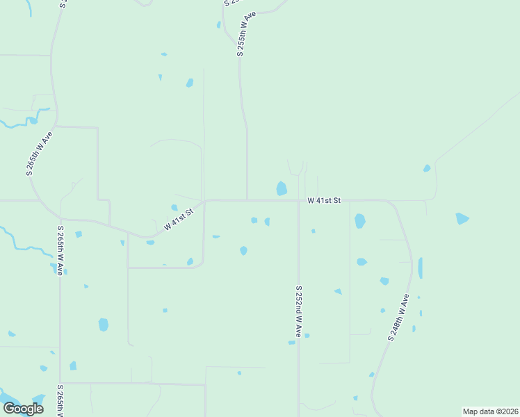map of restaurants, bars, coffee shops, grocery stores, and more near 25419 West 41st Street in Sand Springs