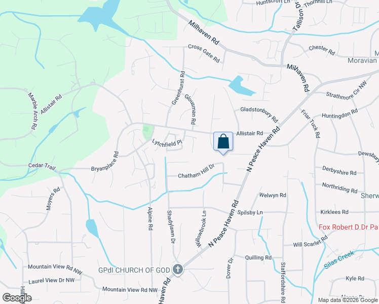 map of restaurants, bars, coffee shops, grocery stores, and more near 889 Brookleigh Court in Winston-Salem