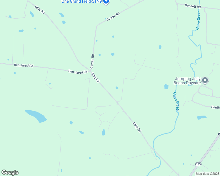 map of restaurants, bars, coffee shops, grocery stores, and more near 5511 Ditty Road in Cookeville