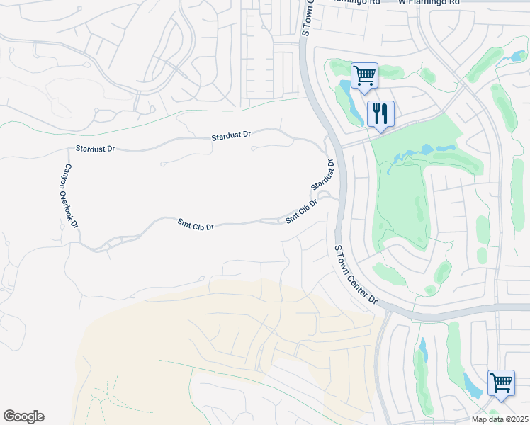map of restaurants, bars, coffee shops, grocery stores, and more near 10998 Summit Club Dr in Las Vegas