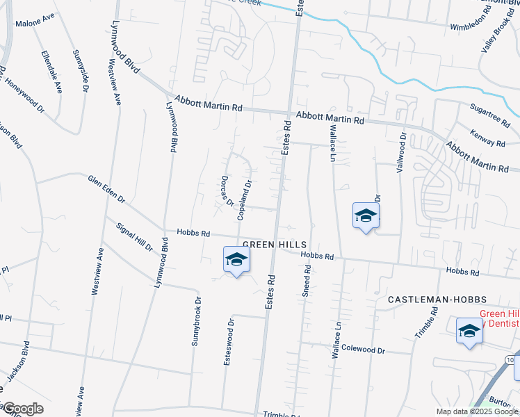 map of restaurants, bars, coffee shops, grocery stores, and more near 4113 Dorcas Drive in Nashville