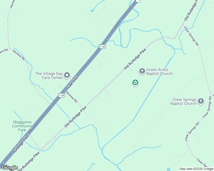 map of restaurants, bars, coffee shops, grocery stores, and more near 10041 Old Rutledge Pike in Mascot