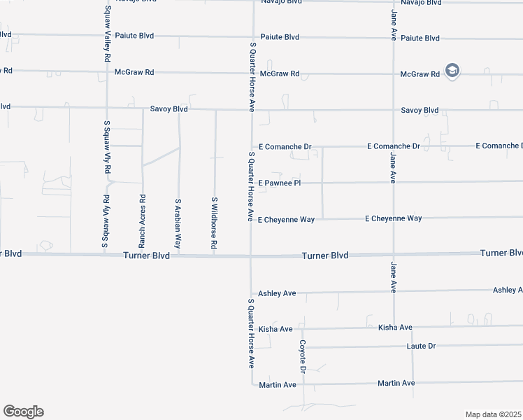 map of restaurants, bars, coffee shops, grocery stores, and more near 4020 East Cheyenne Way in Pahrump