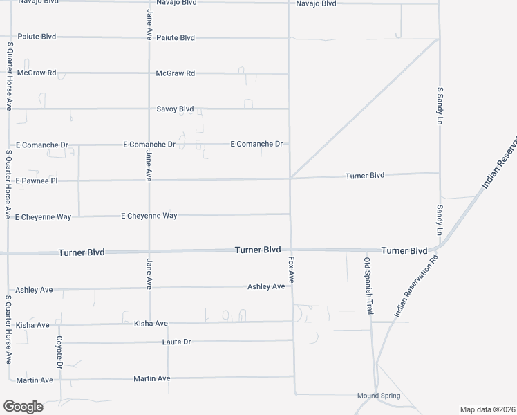 map of restaurants, bars, coffee shops, grocery stores, and more near 4900 East Cheyenne Way in Pahrump