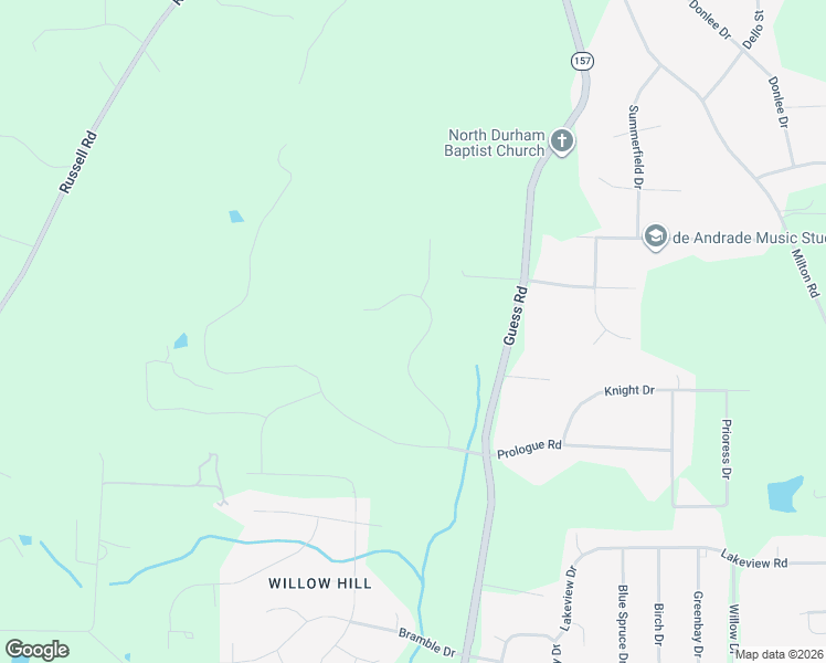 map of restaurants, bars, coffee shops, grocery stores, and more near 5917 Scalybark Road in Durham