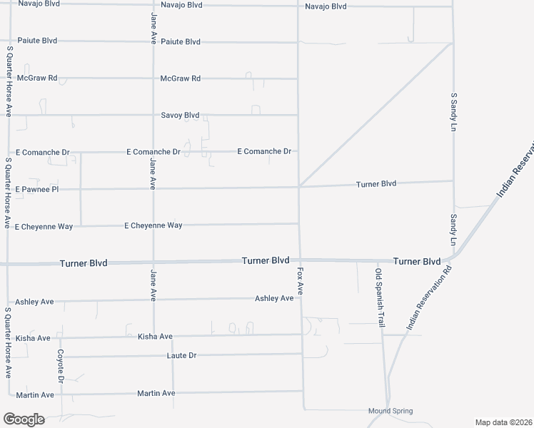 map of restaurants, bars, coffee shops, grocery stores, and more near 4900 East Cheyenne Way in Pahrump