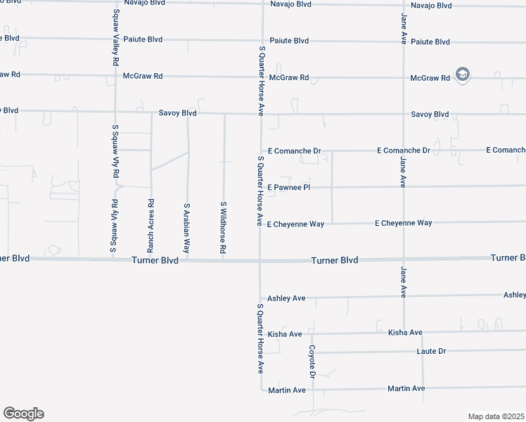 map of restaurants, bars, coffee shops, grocery stores, and more near 4020 East Cheyenne Way in Pahrump