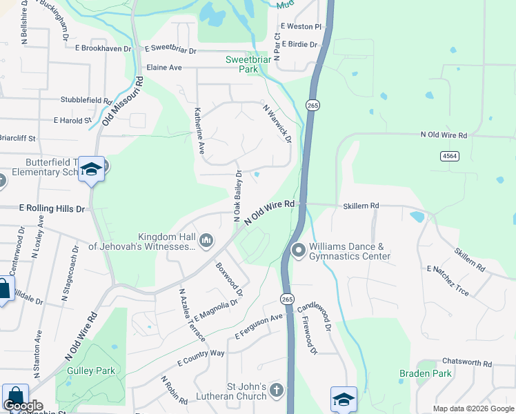 map of restaurants, bars, coffee shops, grocery stores, and more near 3086 Old Wire Road in Fayetteville