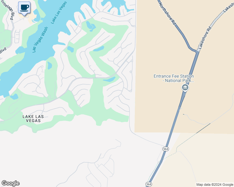 map of restaurants, bars, coffee shops, grocery stores, and more near 16 Camino Barcelona Place in Henderson