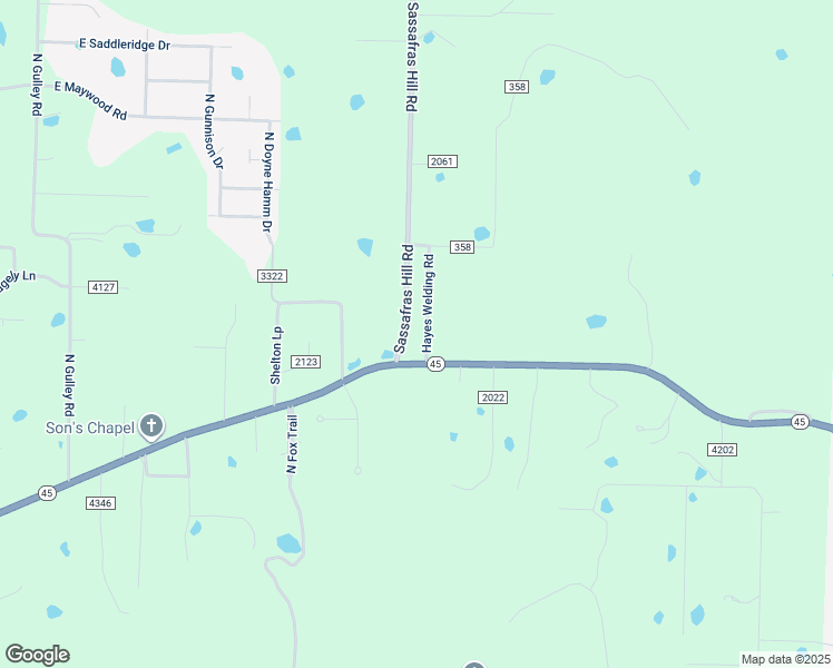 map of restaurants, bars, coffee shops, grocery stores, and more near 3016 Sassafras Hill Road in Fayetteville