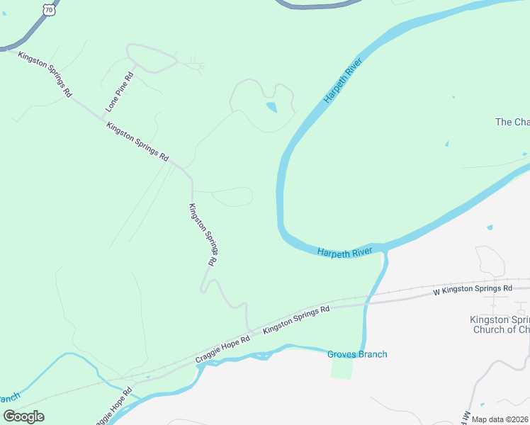 map of restaurants, bars, coffee shops, grocery stores, and more near 1030 Pine Bluff Road in Kingston Springs