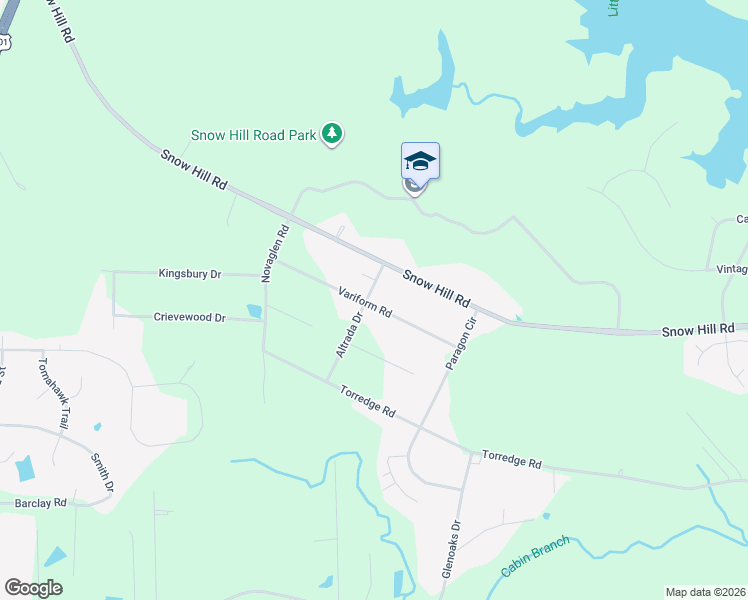 map of restaurants, bars, coffee shops, grocery stores, and more near 910 Variform Road in Durham