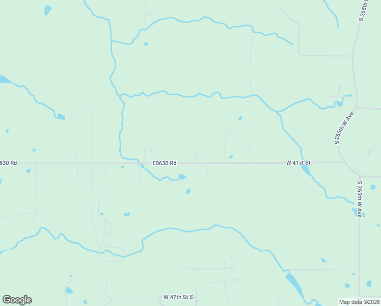 map of restaurants, bars, coffee shops, grocery stores, and more near 27757 West 41st Street South in Mannford