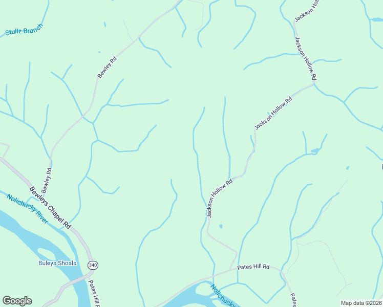 map of restaurants, bars, coffee shops, grocery stores, and more near 1220 Jackson Hollow Road in Mosheim