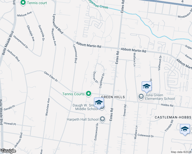map of restaurants, bars, coffee shops, grocery stores, and more near 4012 Dorcas Drive in Nashville