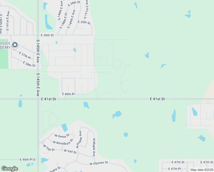 map of restaurants, bars, coffee shops, grocery stores, and more near 15332 East 37th Place in Tulsa