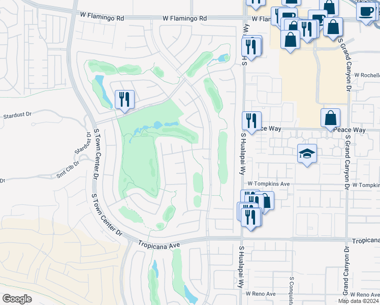 map of restaurants, bars, coffee shops, grocery stores, and more near 10385 Luna Magico Avenue in Las Vegas